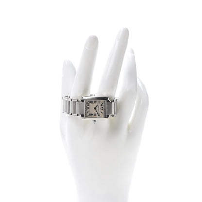 Cartier Stainless Steel 20mm Tank Francaise Quartz Watch 2 of 6