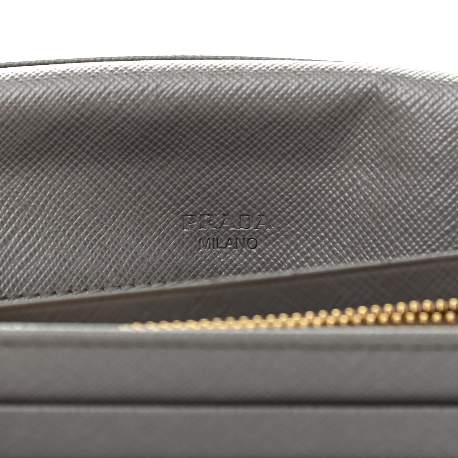Prada Saffiano Metal Continental Flap Wallet Argilla 7 of 11