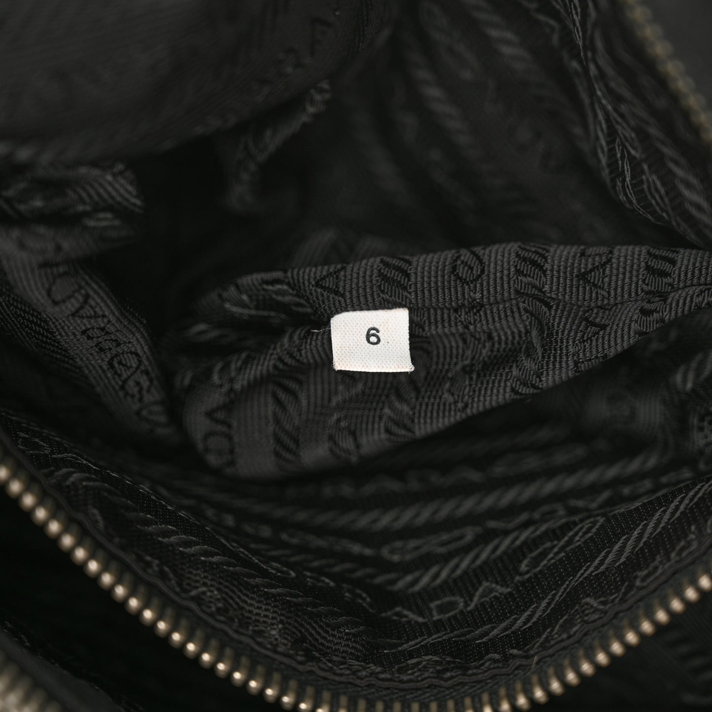 Tessuto Nylon Saffiano Tote Black