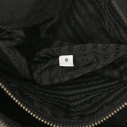 Prada Tessuto Nylon Saffiano Tote Black 5 of 10