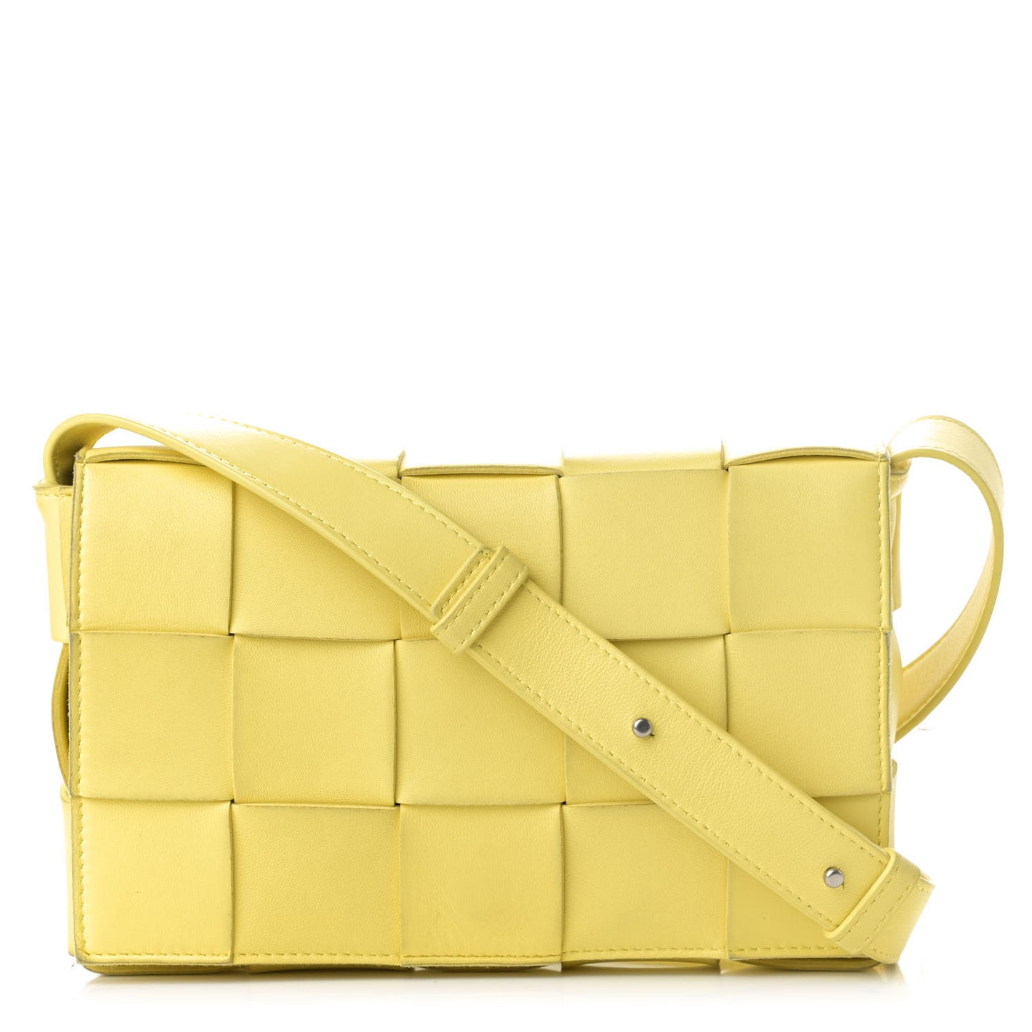 Nappa Maxi Intreccio Cassette Bag Butter