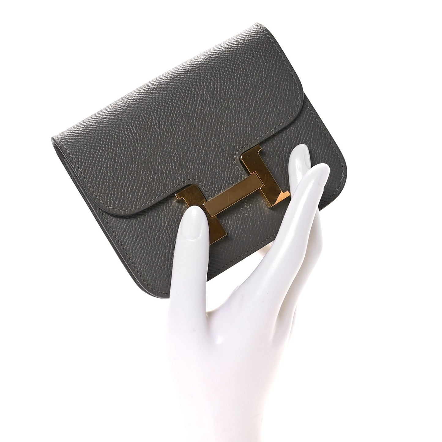 Epsom Constance Slim Wallet Gris Meyer