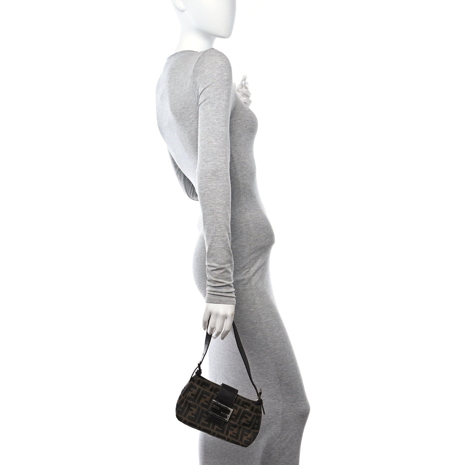 Fendi Zucca Shoulder Bag Tobacco 2 of 9