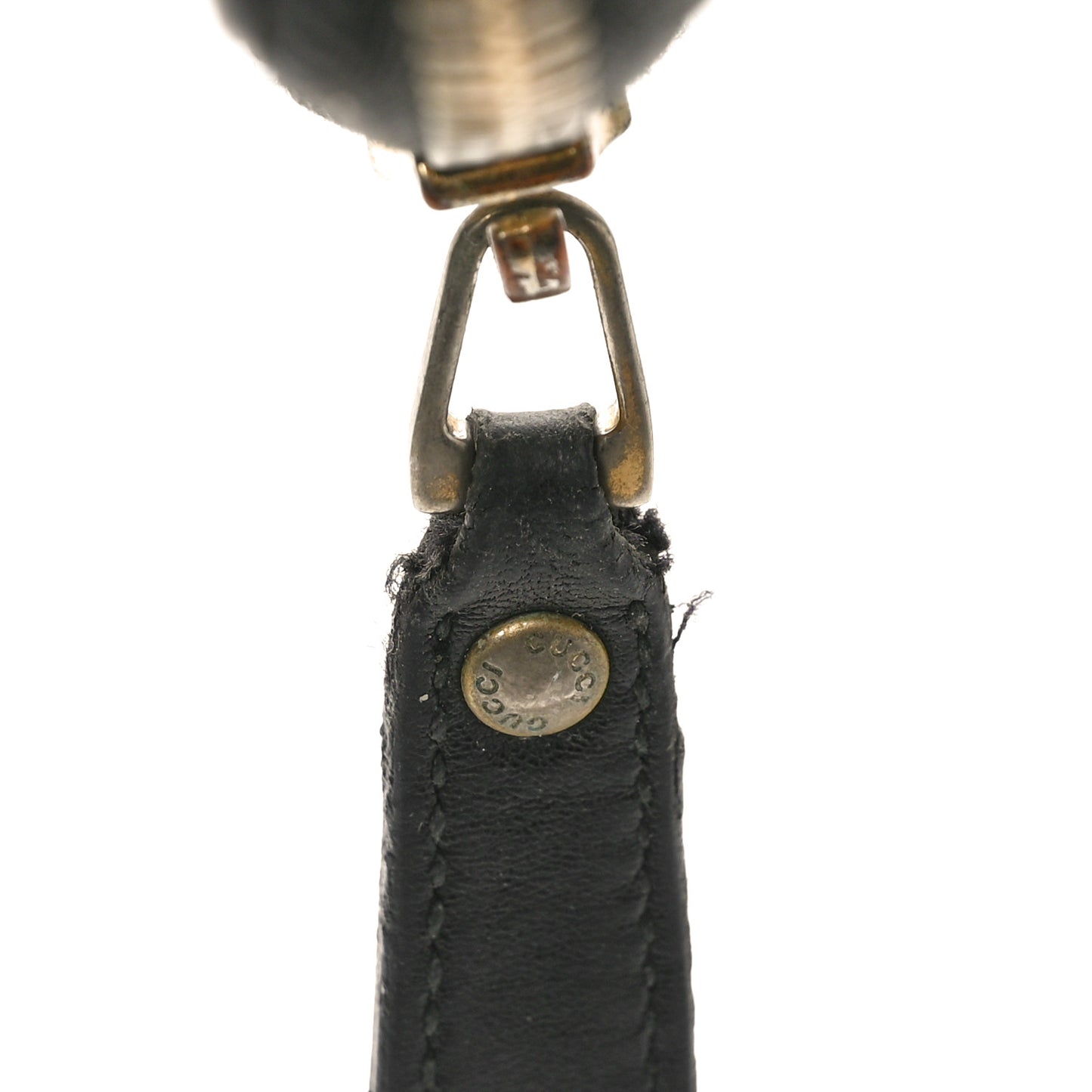 Microguccissima Zip Around Card Case Black