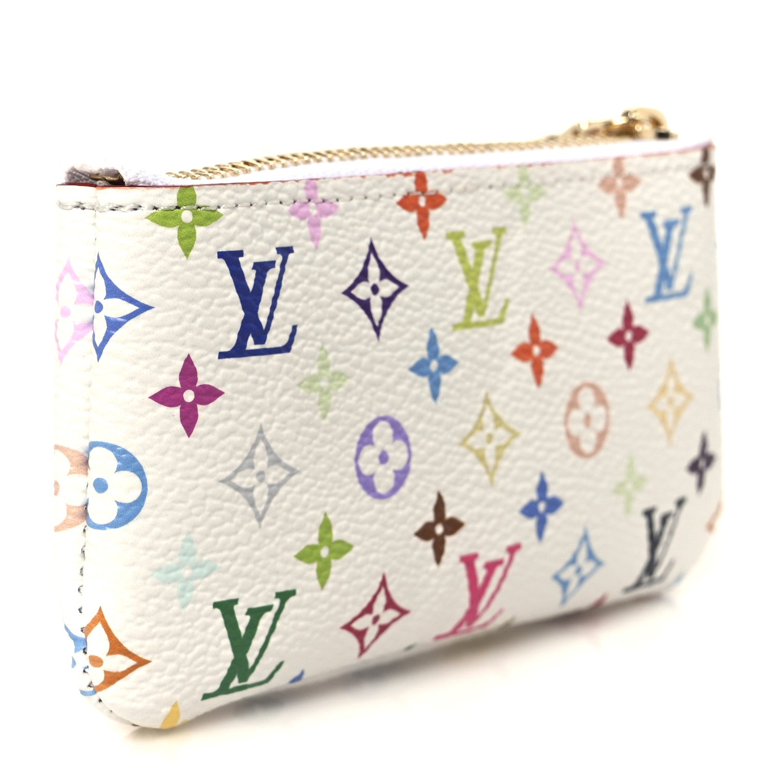 Louis Vuitton LV X TM Monogram Multicolor Key Pouch White 3 of 8
