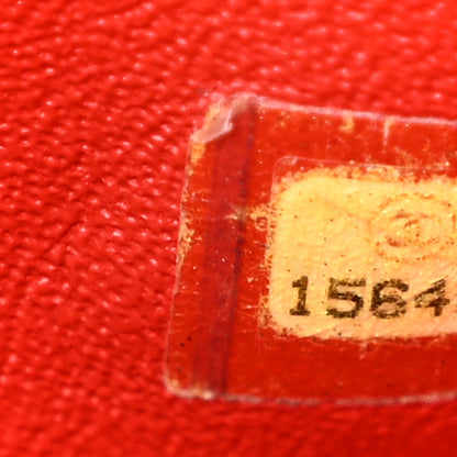 Chanel Lambskin Quilted Jumbo Double Flap Red 7 of 10