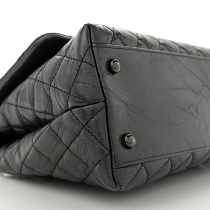Chanel Aged Calfskin Quilted Small Coco Handle Flap So Black 9 of 10