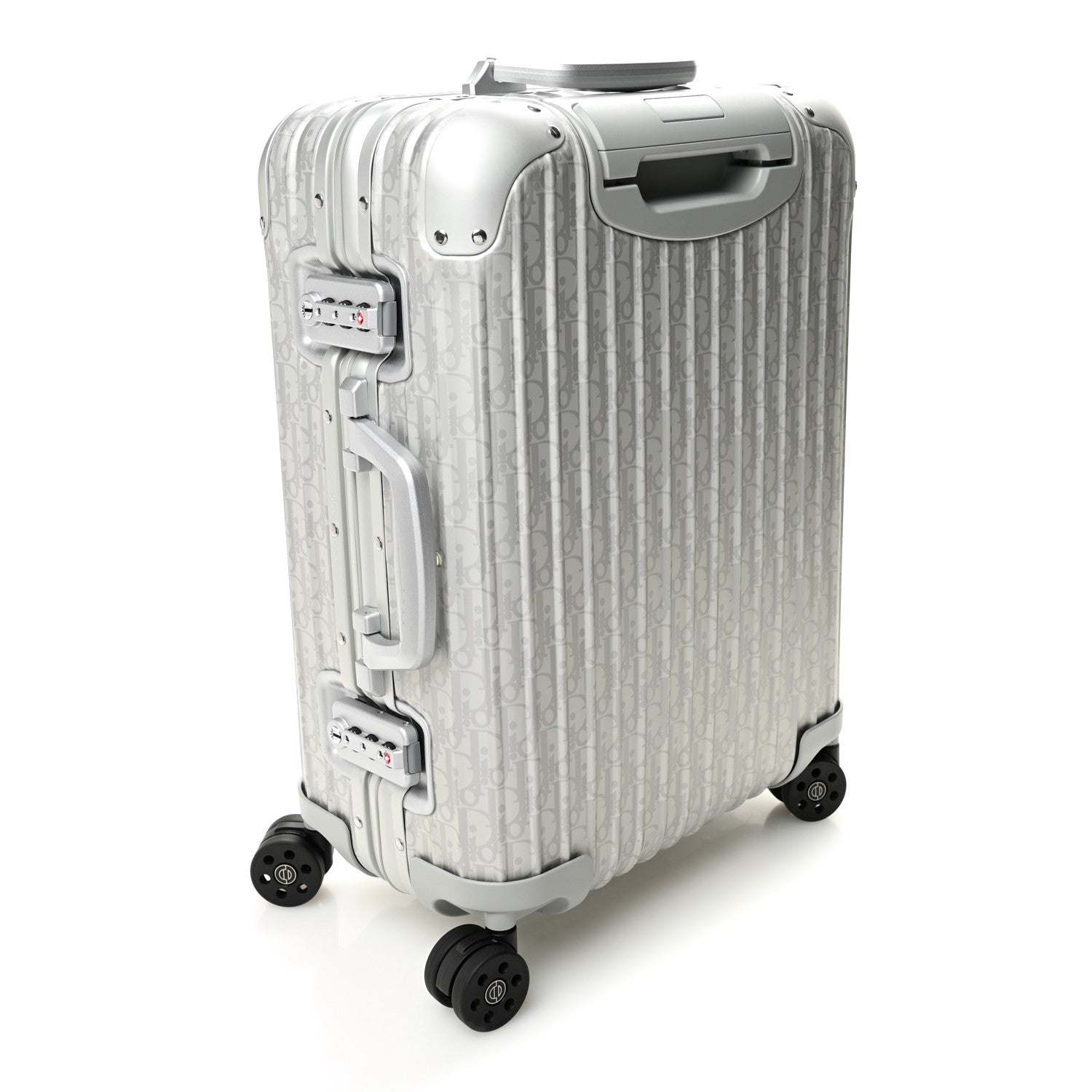 Christian Dior X RIMOWA Aluminum Gradient Cabin Luggage Silver 2 of 9