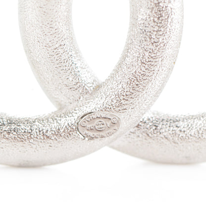 Chanel Baguette Crystal CC Brooch Silver 4 of 4