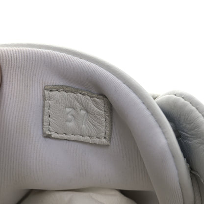 Hermes Denim Suede Goatskin Bouncing Sneakers 37 Bleu Clair White 10 of 13