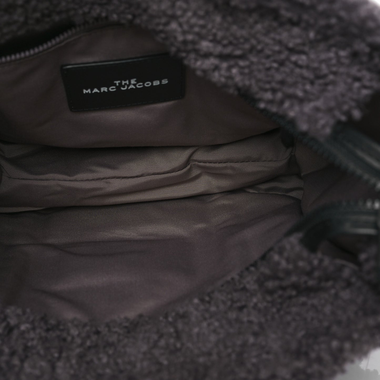 Polyester Cotton Small The Teddy Traveler Tote Bag Grey