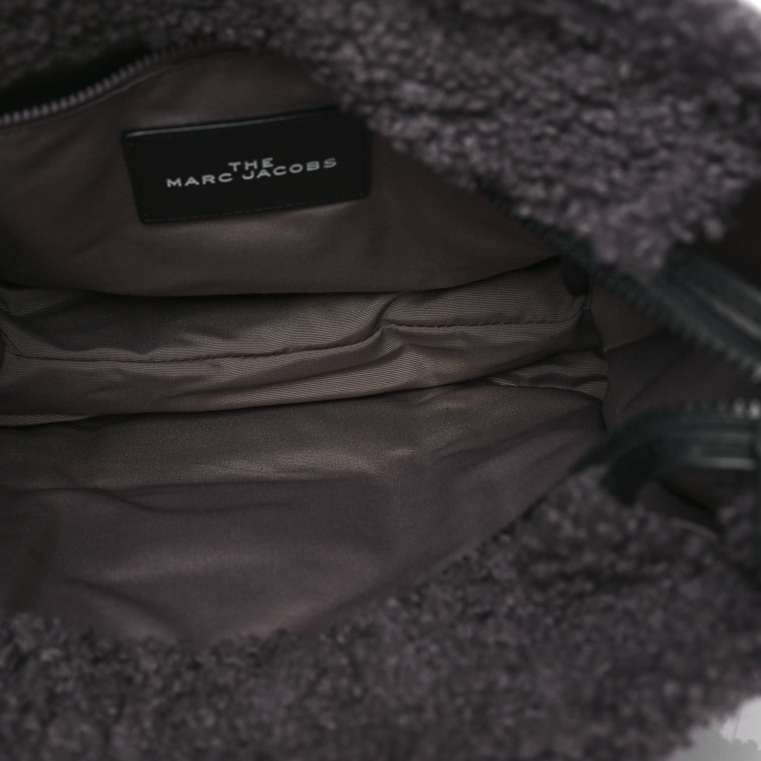 Marc Jacobs Polyester Cotton Small The Teddy Traveler Tote Bag Grey 4 of 7