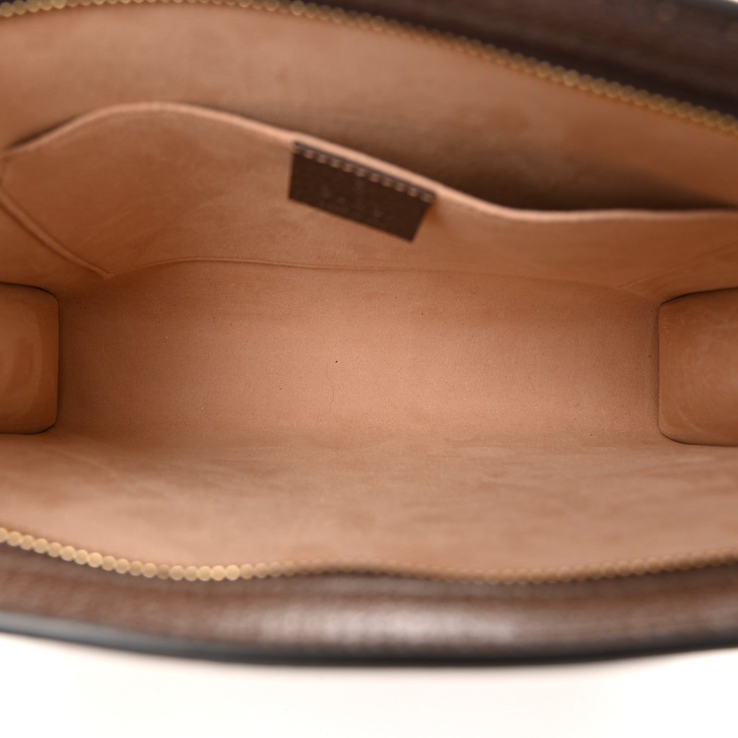 Gucci GG Supreme Monogram Web Ophidia Pouch Brown 5 of 8