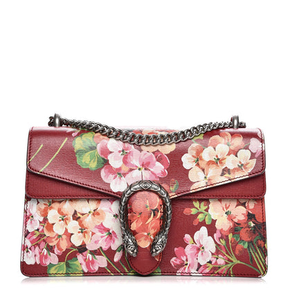 Gucci Calfskin Blooms Print Small Dionysus Shoulder Bag Romantic Cherry Multicolor 1 of 7