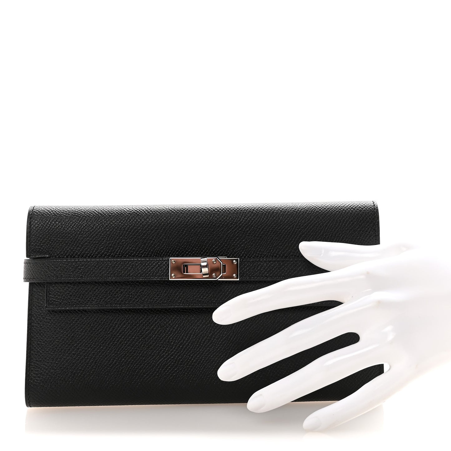 Epsom Kelly Longue Wallet Black