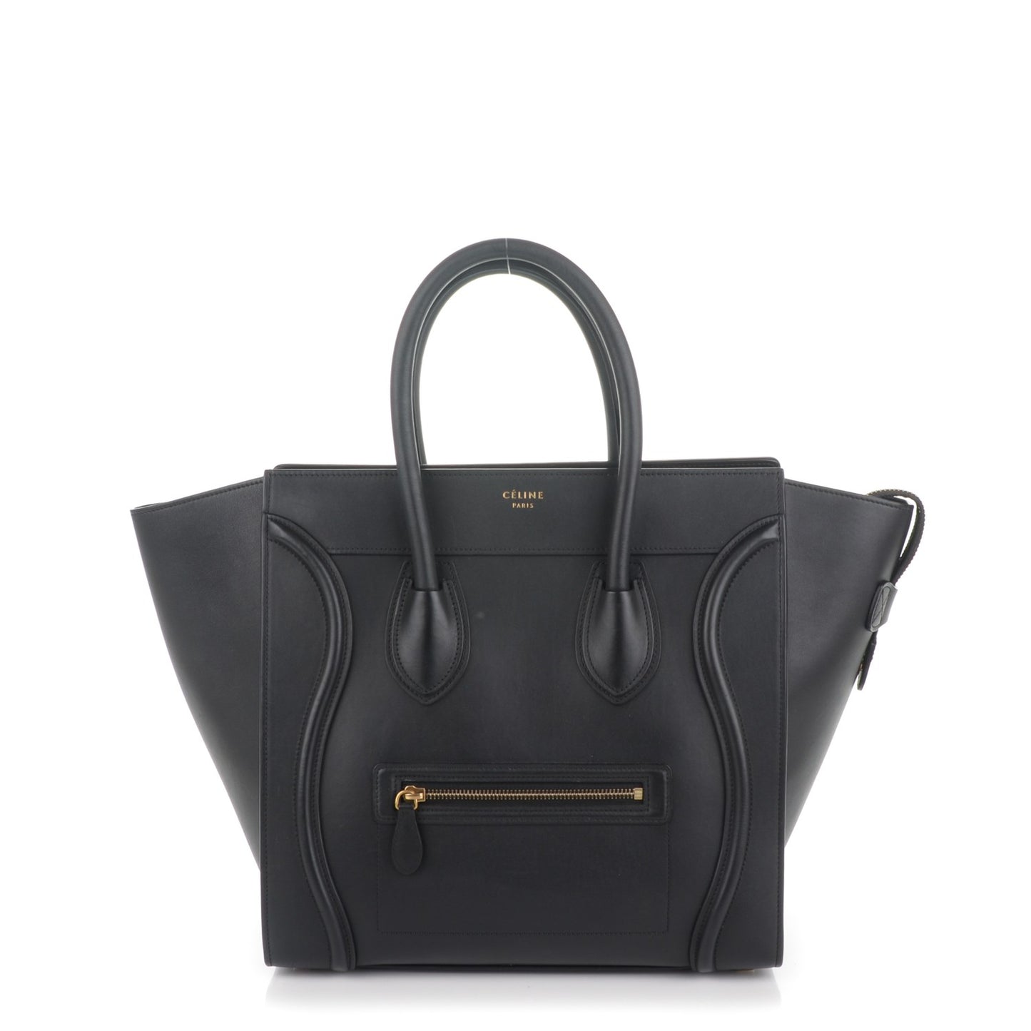 Smooth Calfskin Mini Luggage Black