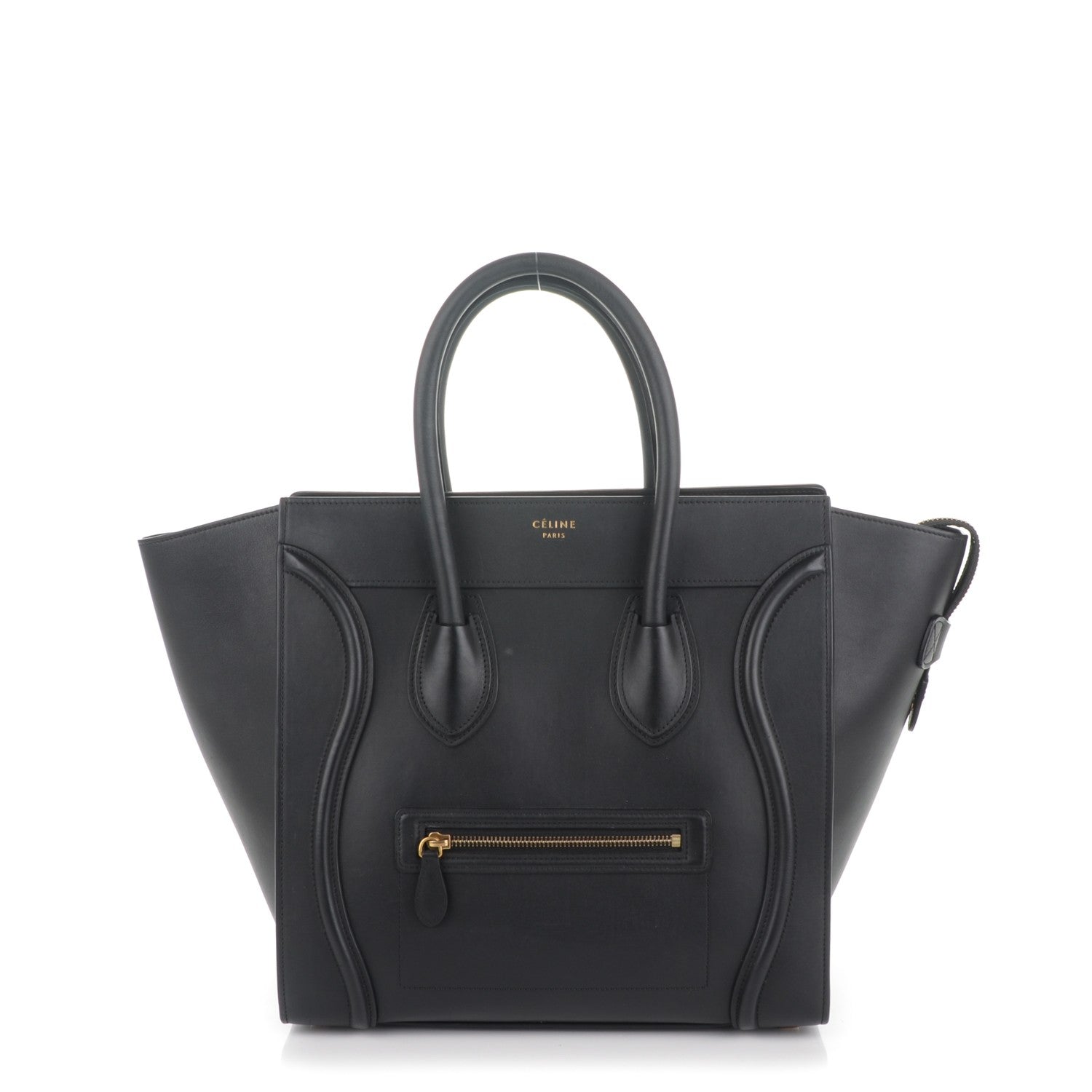 Celine Smooth Calfskin Mini Luggage Black 1 of 6