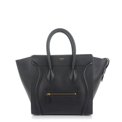 Celine Smooth Calfskin Mini Luggage Black 1 of 6