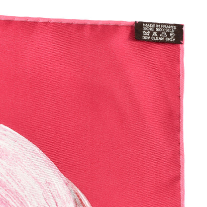 Hermes Silk A Propos de Bottes Scarf 90 Framboise Cassis Violine 3 of 3