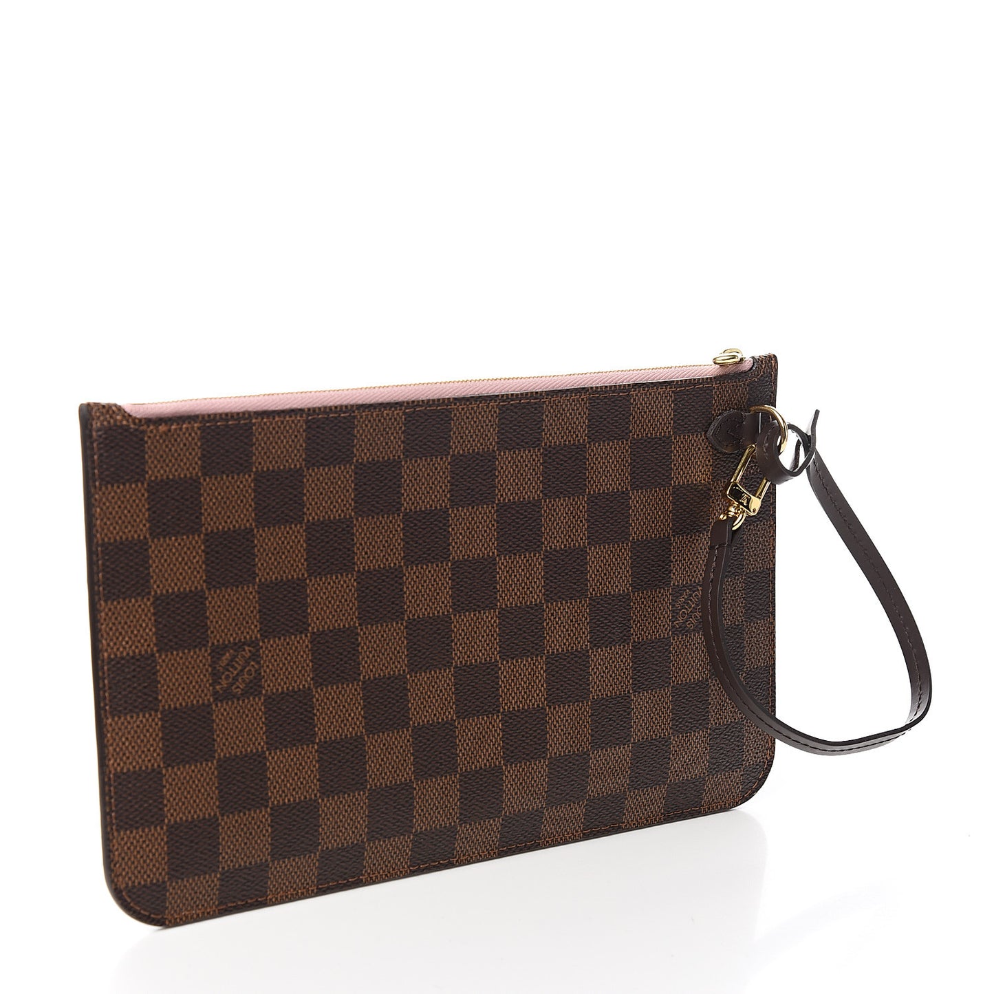 Damier Ebene Neverfull MM GM Pochette Rose Ballerine