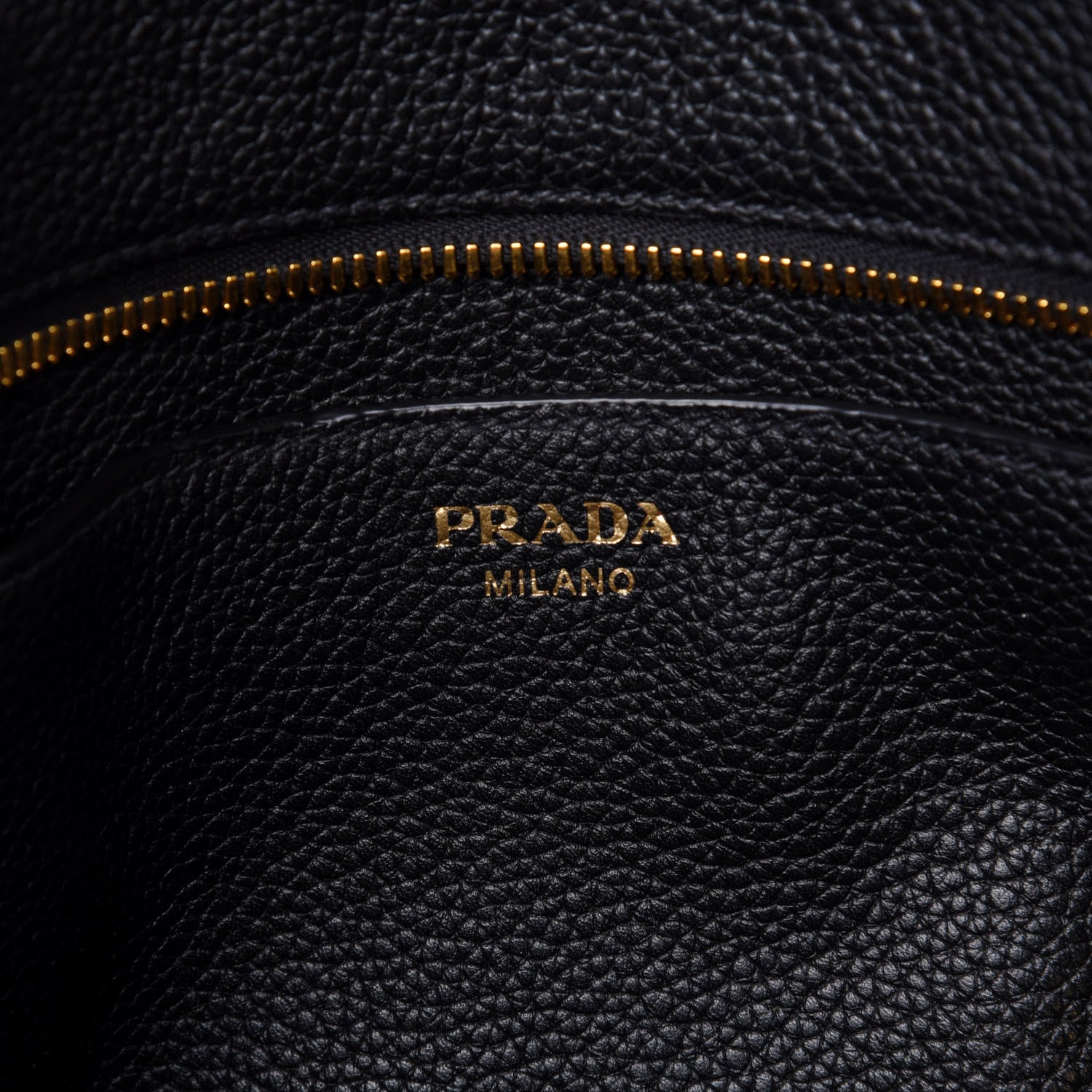 Prada Grained Calfskin Monochrome Top Handle Tote Black 6 of 10