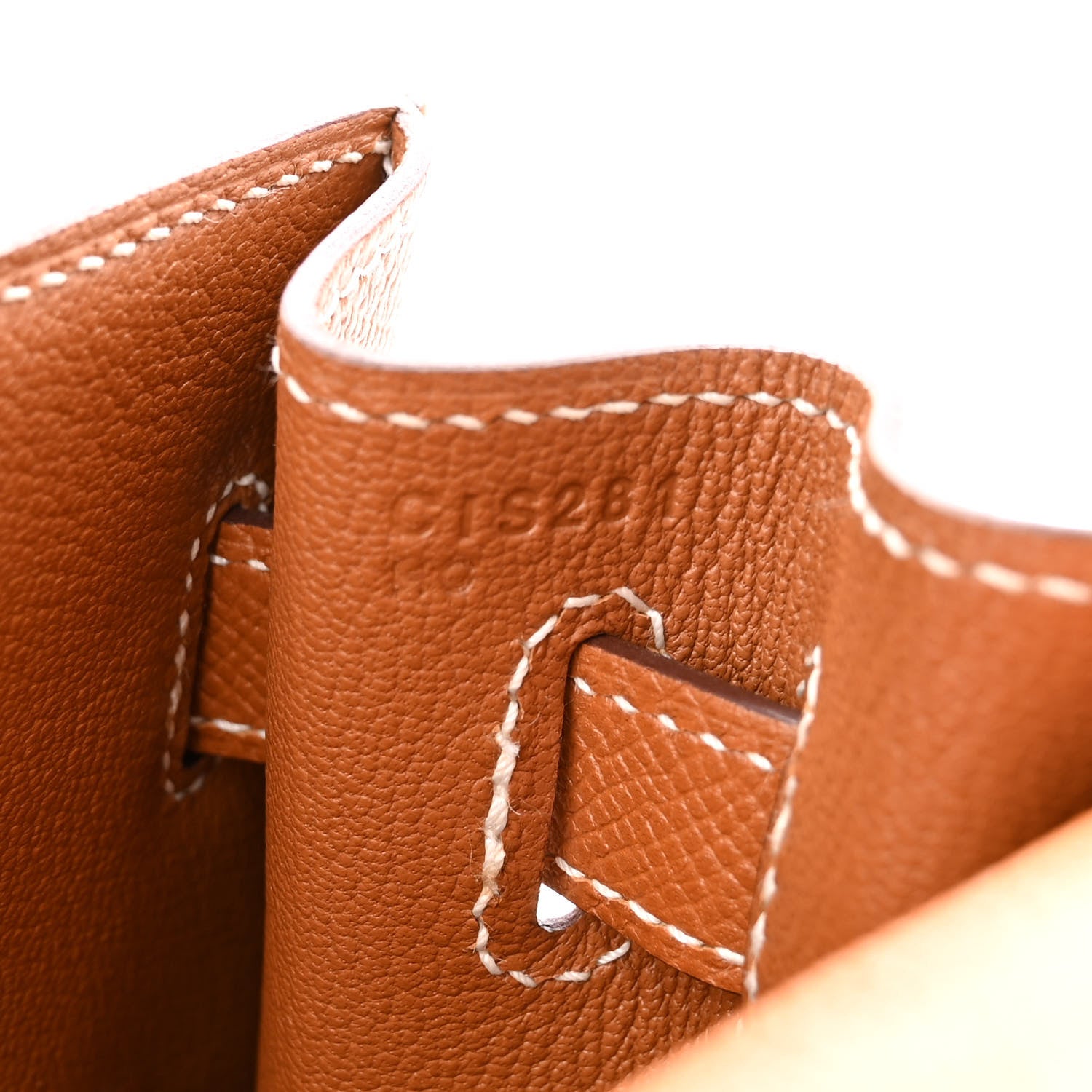 Hermes Epsom Kelly Sellier 32 Gold 7 of 10