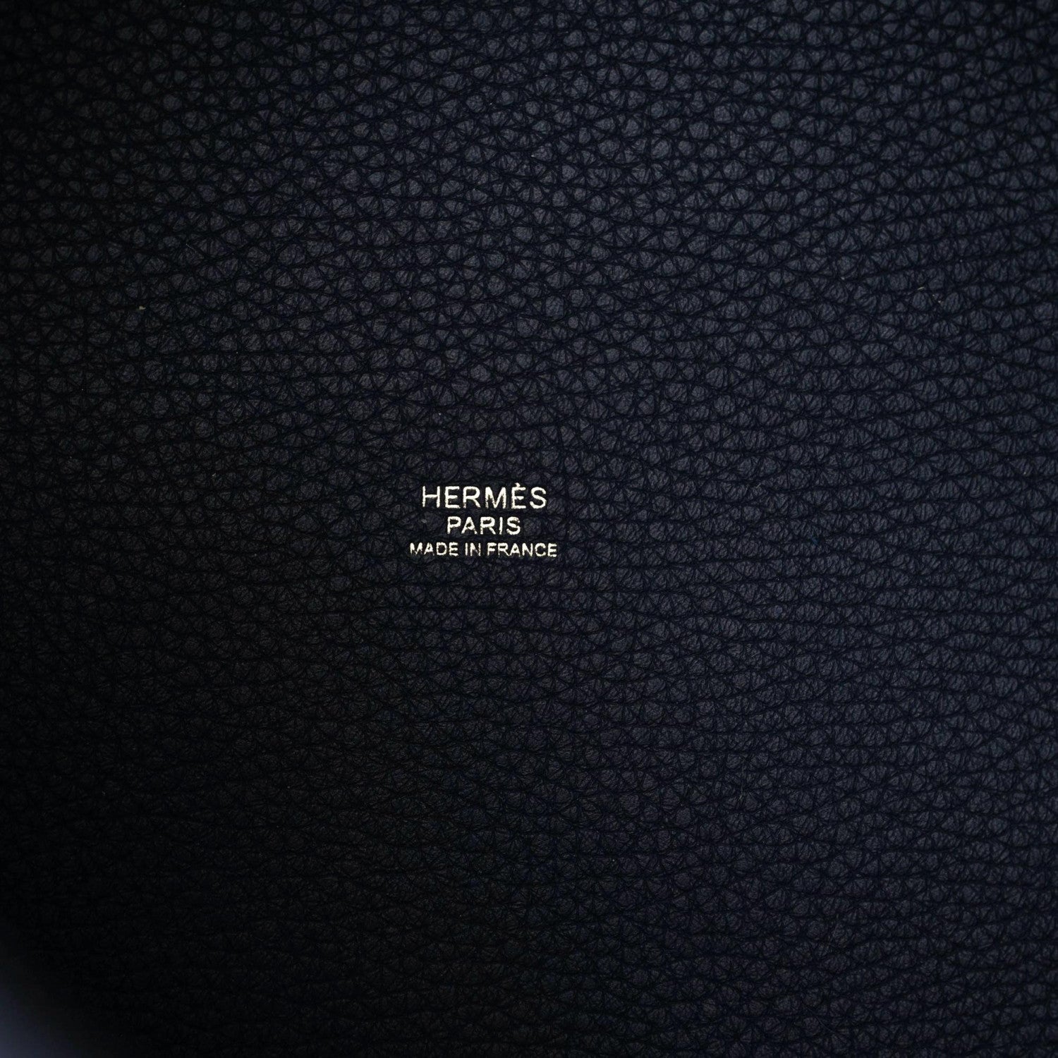 Hermes Taurillon Clemence Swift Eclat Picotin Lock 22 MM Bleu Nuit Bleu Electrique 11 of 11