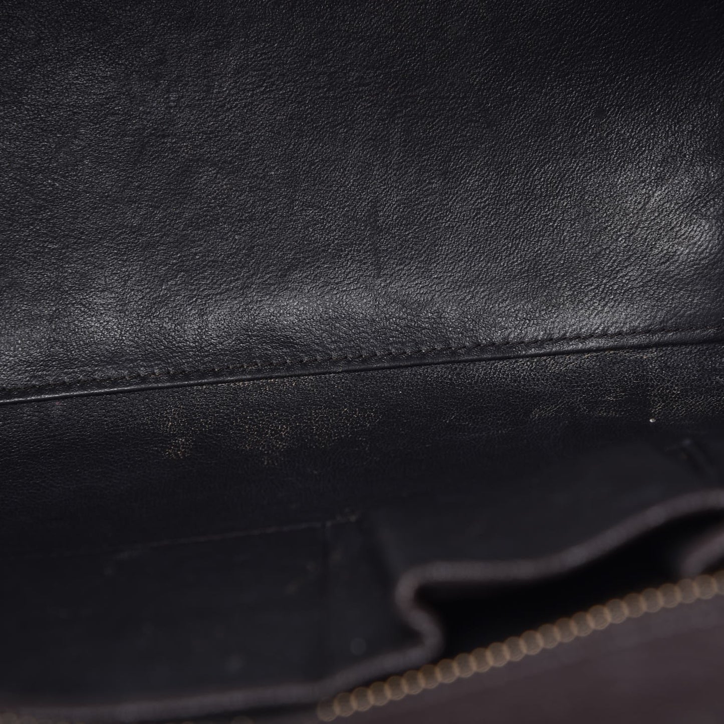 Goatskin Micro Luggage Dark Taupe