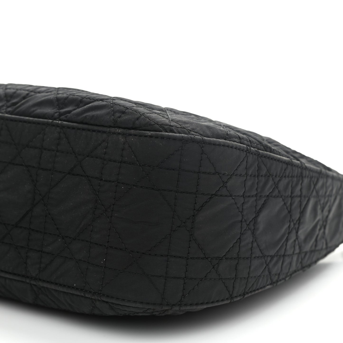 Nylon Cannage Shoulder Bag Black