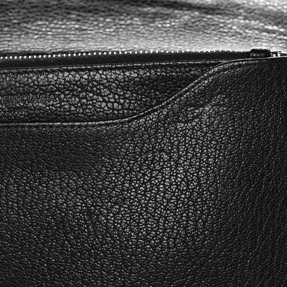 Balenciaga Agneau Silver Metallic Edge Hardware Wallet On Chain Black 7 of 7