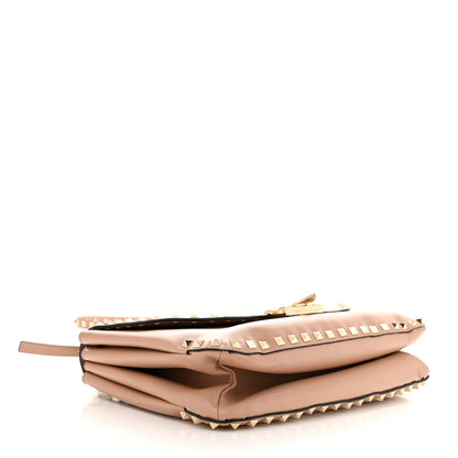 Valentino Garavani Vitello Small Rockstud Shoulder Bag Rose Cannelle 4 of 11