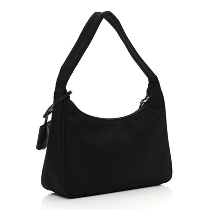 Prada Tessuto Nylon Mini Re-Edition 2000 Bag Black 3 of 12