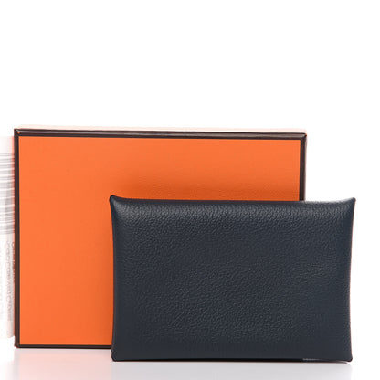 Hermes Evercolor Calvi Card Case Vert Cypress 7 of 7