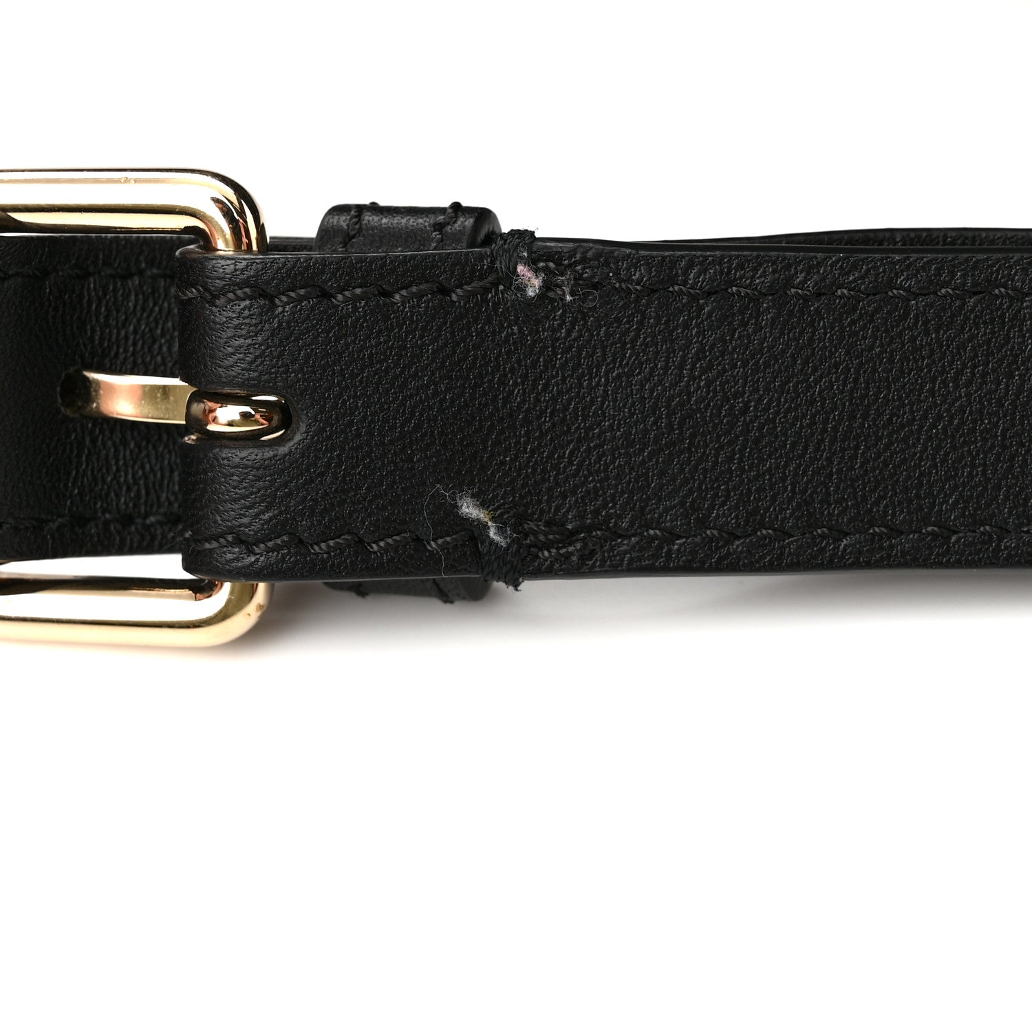 Chanel Lambskin Quilted Waist Bag Fanny Pack Black 13 of 15