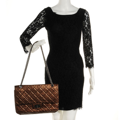 Chanel Aged Calfskin 2.55 Reissue 227 Flap Bronze 2 of 9
