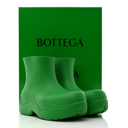 Bottega Veneta Rubber Puddle Ankle Boots 38 Grass 8 of 8