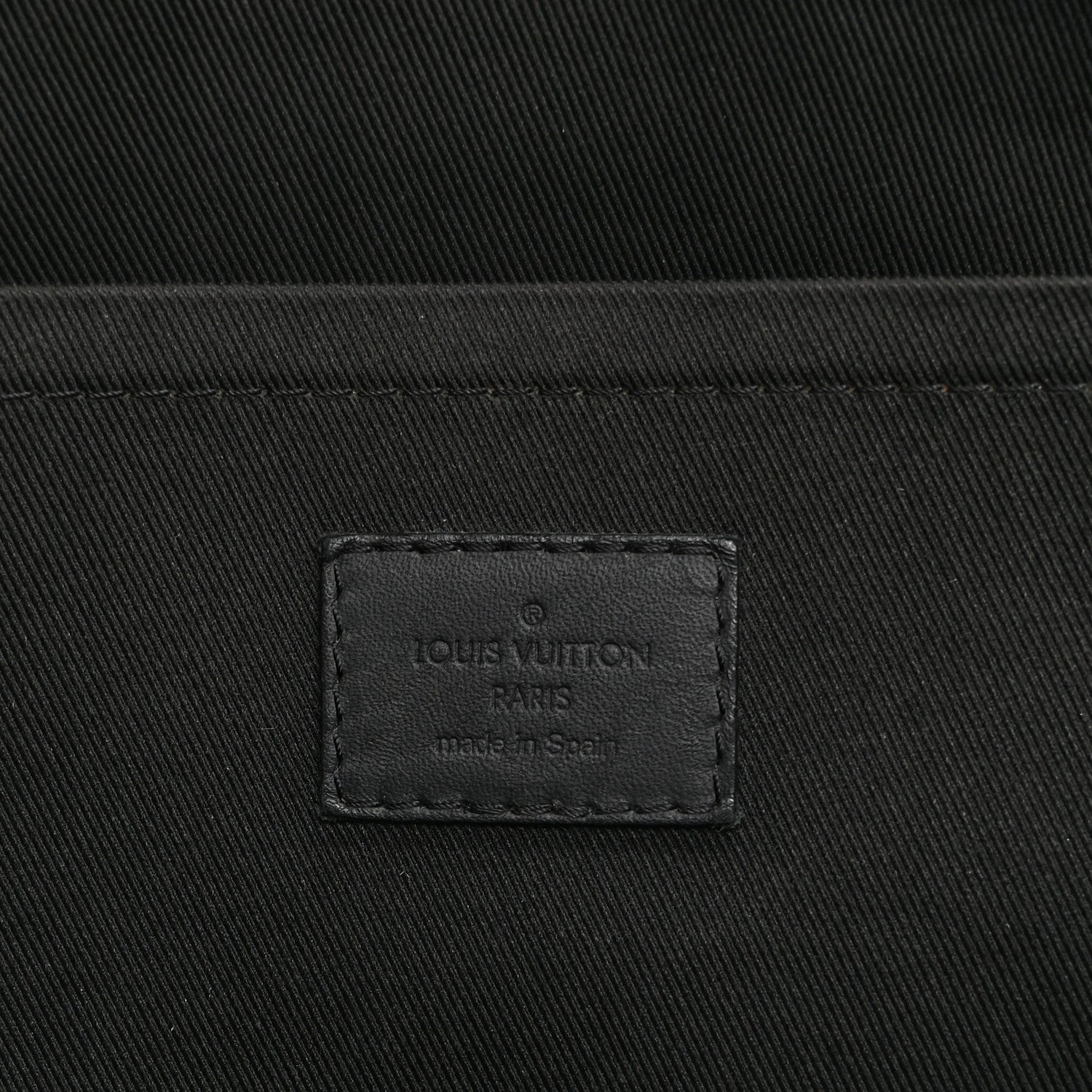 Louis Vuitton Calfskin Monogram Shadow Discovery Pochette Black 6 of 10