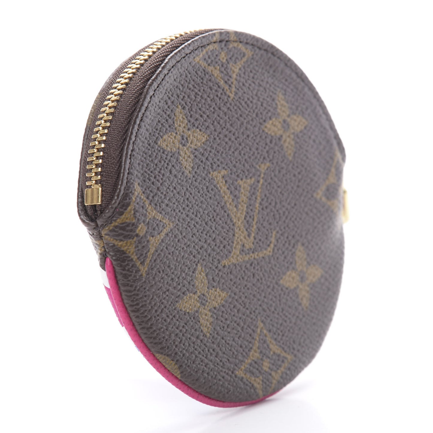 Monogram 2018 Christmas Animation Round Coin Purse
