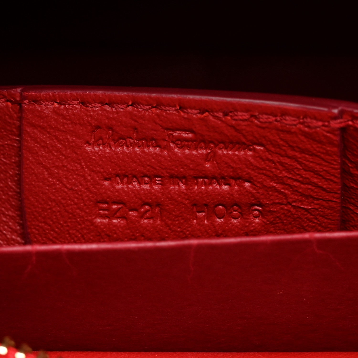 Salvatore Ferragamo Calfskin Quilted Gancini Camera Bag Red 7 of 10