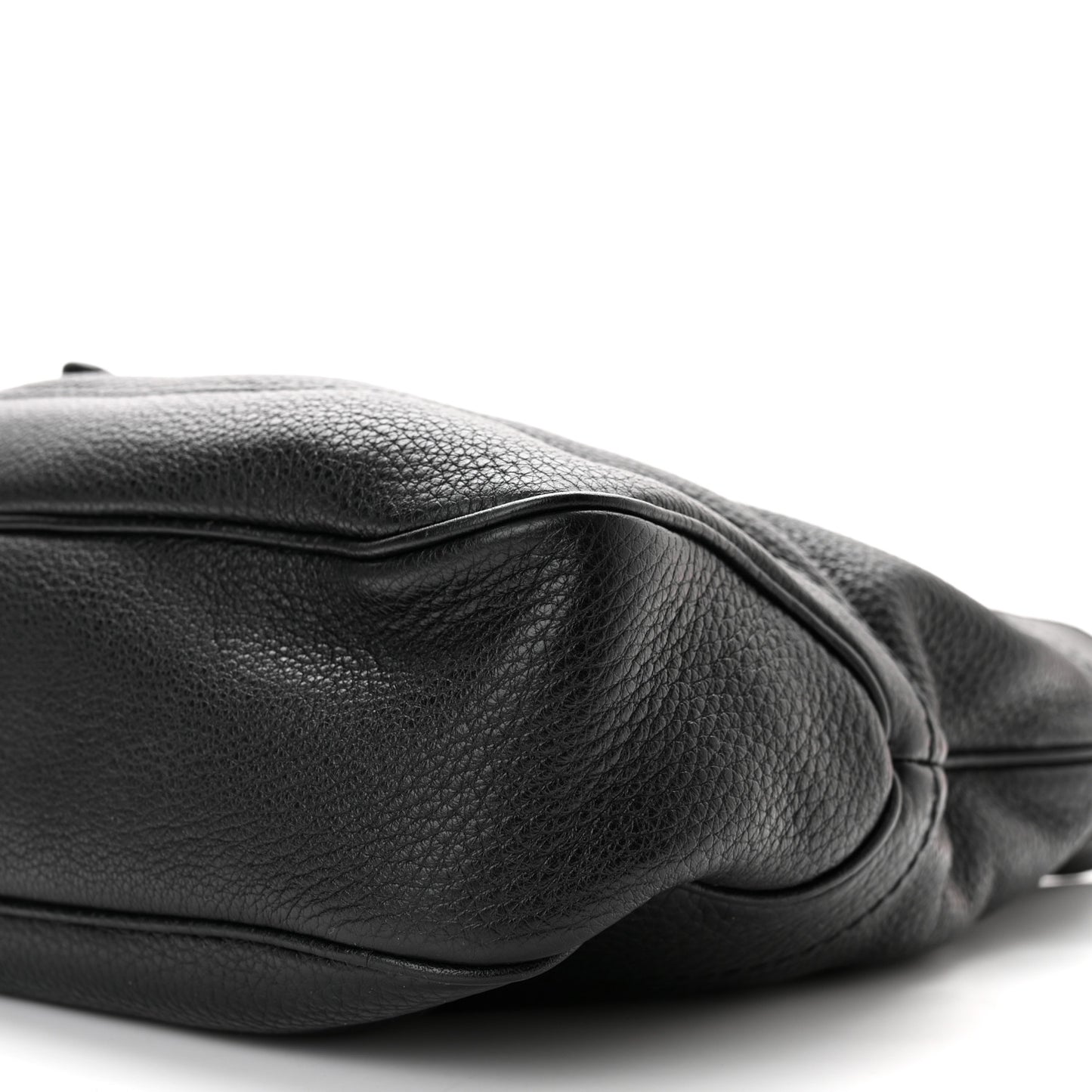 Calfskin Medium New Jackie Shoulder Bag Black