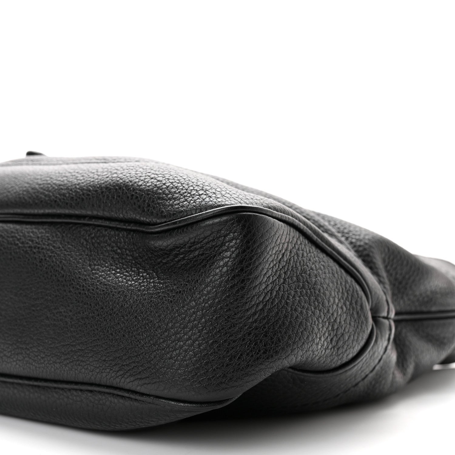 Gucci Calfskin Medium New Jackie Shoulder Bag Black 9 of 10