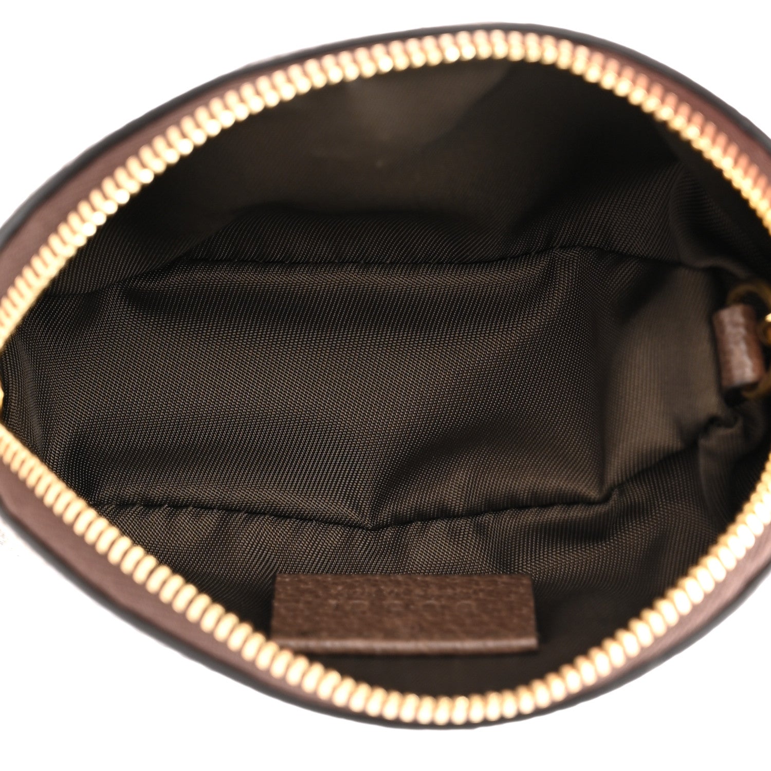 Gucci GG Supreme Monogram Web Ophidia Dome Key Pouch Beige New Acero 5 of 9