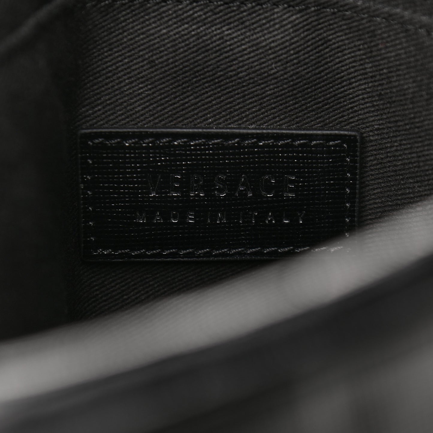 Calfskin Messenger Bag Black