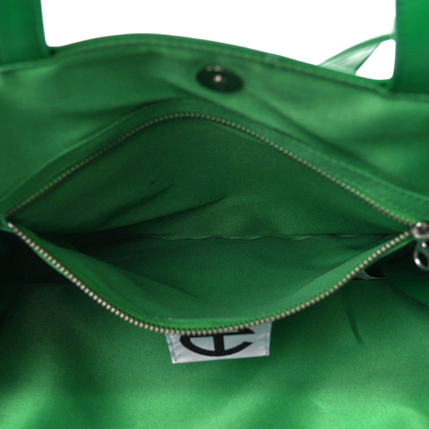 Telfar Vegan Leather Medium Shopping Bag Greenscreen 6 of 17