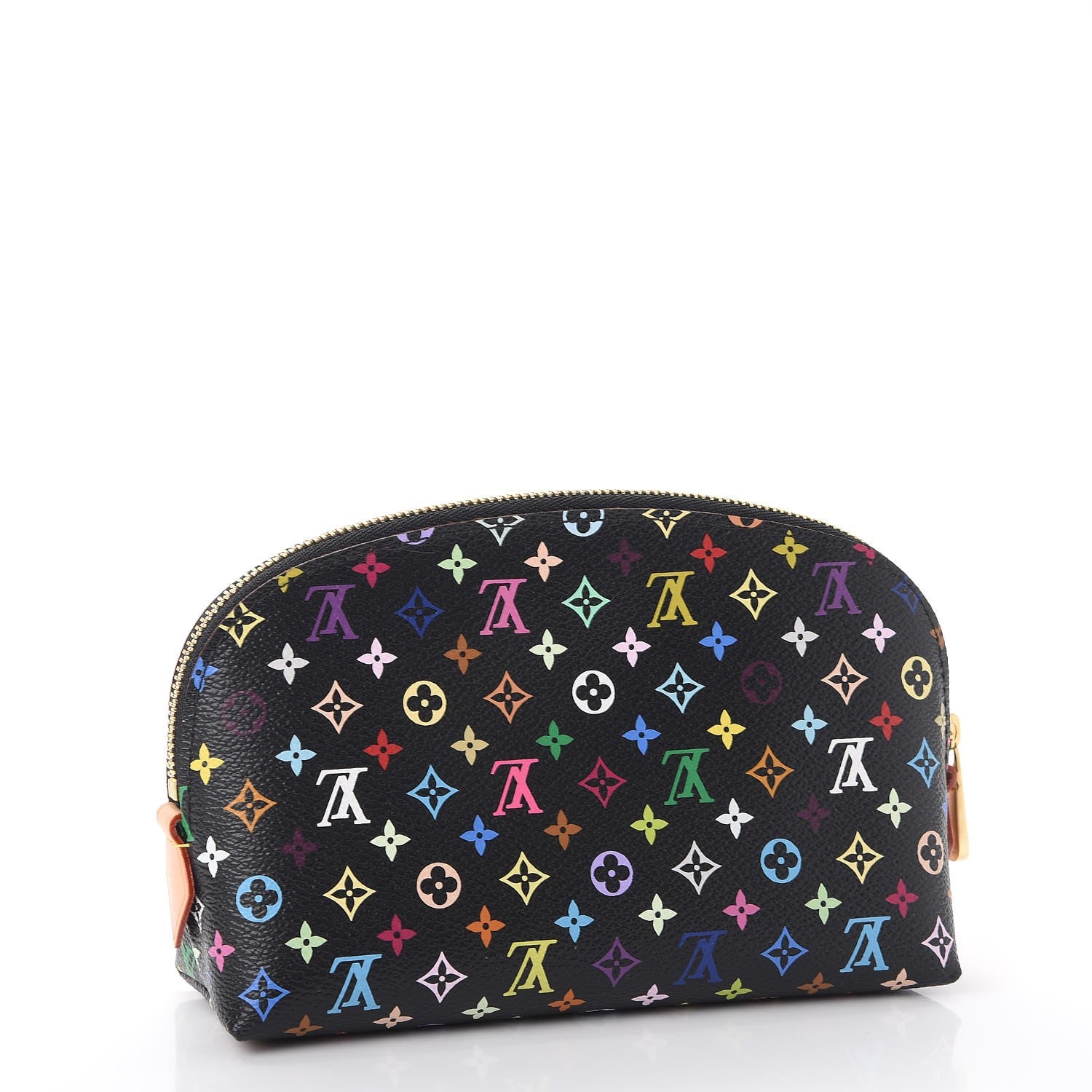 Louis Vuitton Monogram Multicolor Cosmetic Pouch Black Grenade 3 of 7