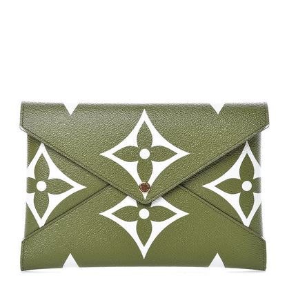 Louis Vuitton Monogram Giant Large Kirigami Pochette Kaki 1 of 10