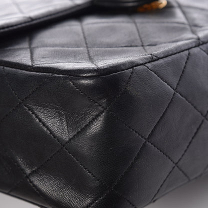 Chanel Lambskin Quilted Mini Square Flap Bag Black 11 of 14