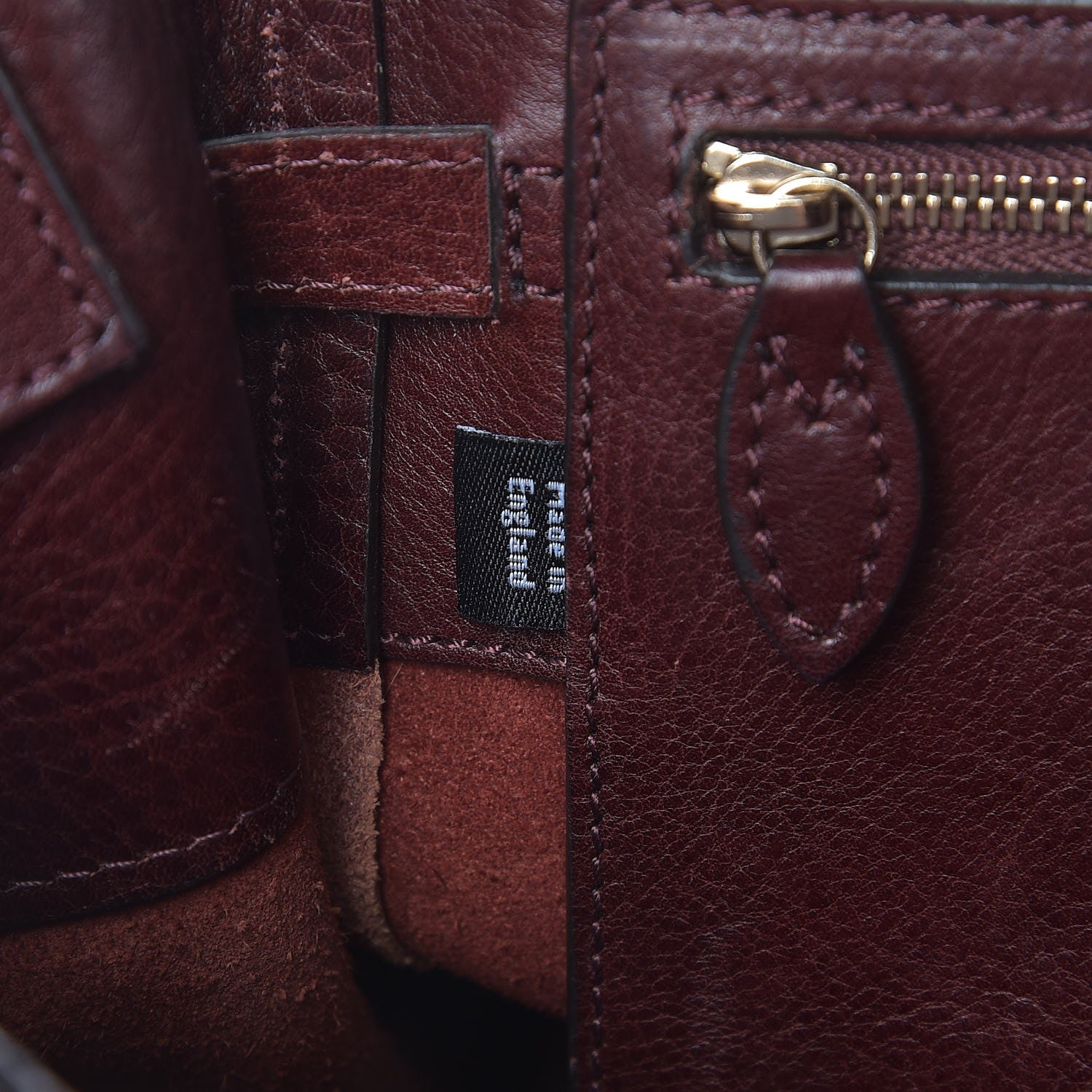 Mulberry Natural Leather Mini Cara Delevingne Convertible Satchel Oxblood 7 of 12