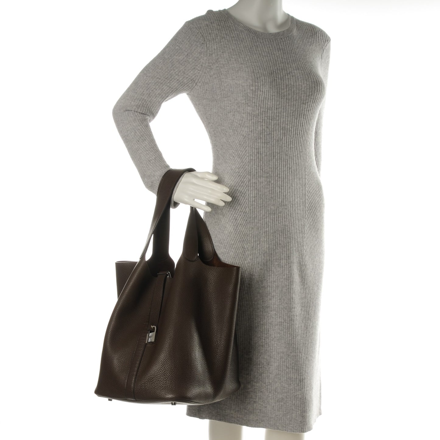 Taurillon Clemence Picotin Lock TGM Chocolate