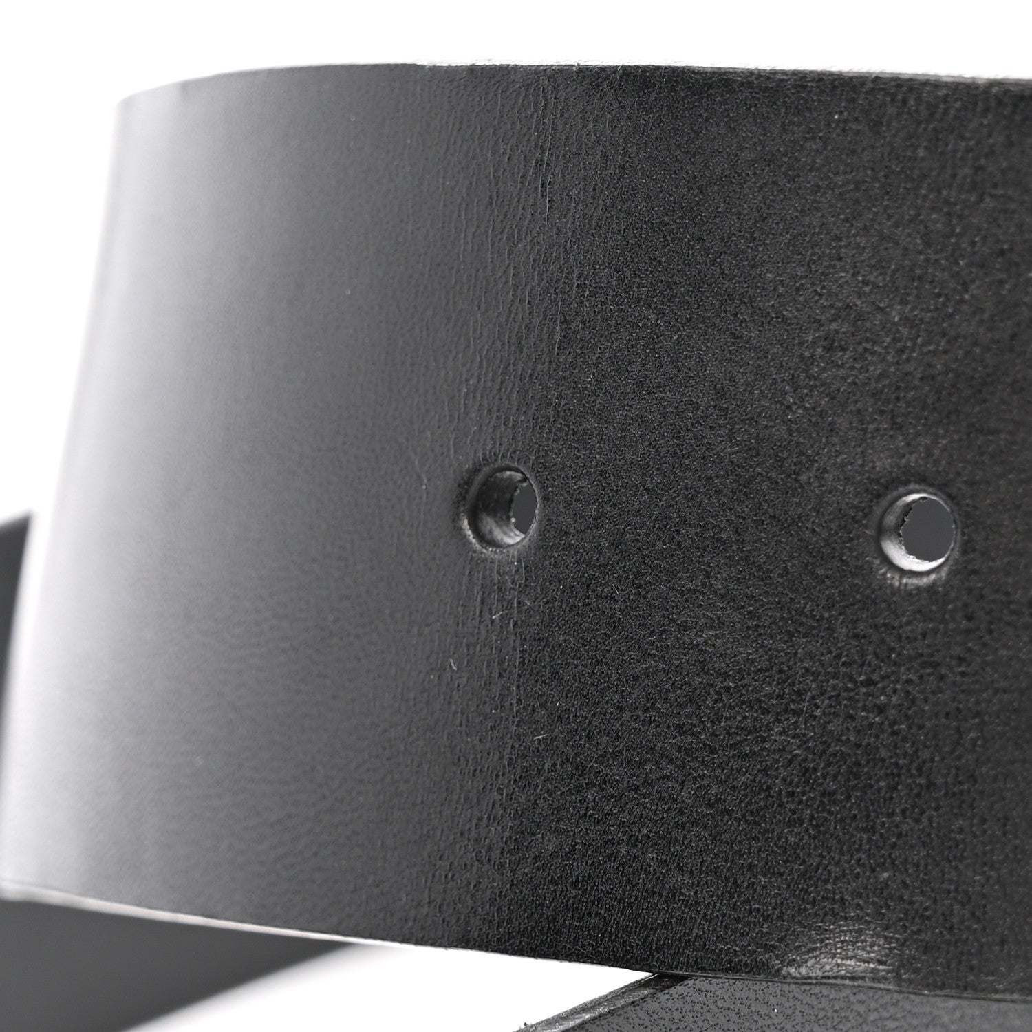 Saint Laurent Calfskin Ceinture Belt 80 32 Black 9 of 9